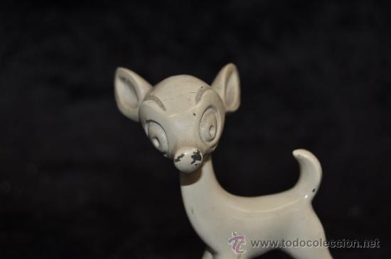 Juguetes antiguos de hojalata: Antiguo bambi de hierro - Foto 2 - 36817085